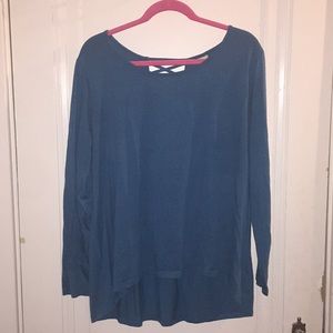 Log sleeve teal Faded Glory size XL